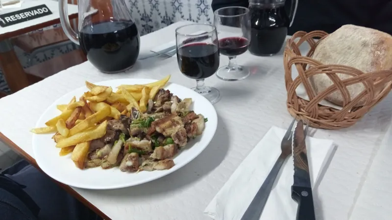 Ementa do O Fininho, em Loures